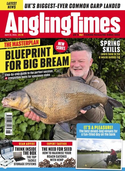 Angling Times – Issue 3667 – April 23 2024 Cover