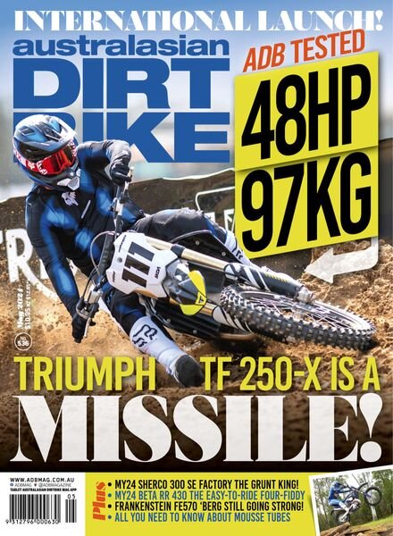 Australasian Dirt Bike – Issue 536 – 30 March 2024 Cover