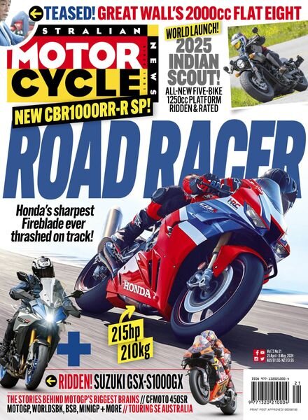 Australian Motorcycle News – 25 April 2024 Cover