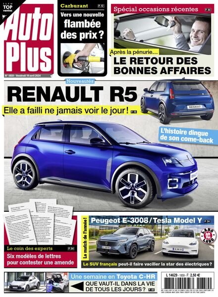 Auto Plus France – 19 Avril 2024 Cover
