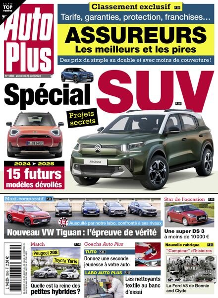 Auto Plus France – 26 Avril 2024 Cover