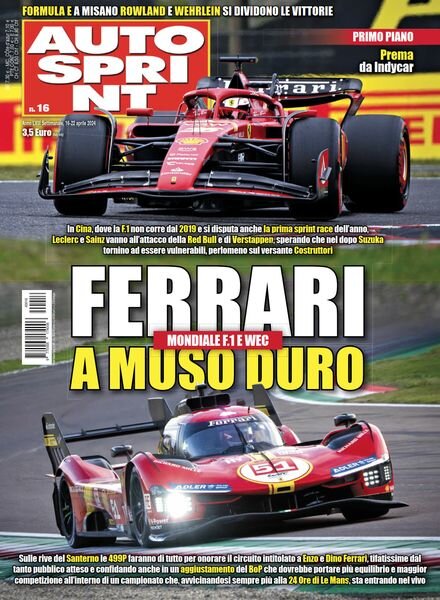 Auto Sprint – 16 Aprile 2024 Cover