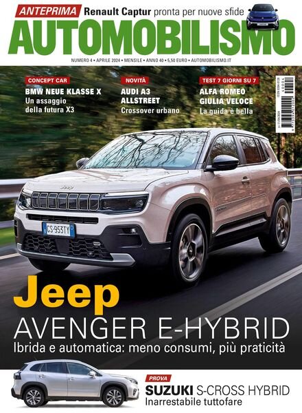Automobilismo – Aprile 2024 Cover