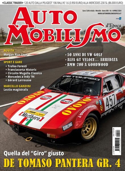 Automobilismo d’Epoca – Aprile 2024 Cover
