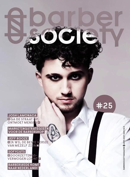 BarberSociety Magazine – Lente 2024 Cover