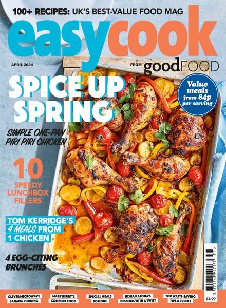 BBC Easy Cook UK – Issue 171 – April 2024 Cover