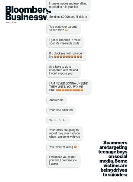 Bloomberg Businessweek USA – April 22 2024 Cover