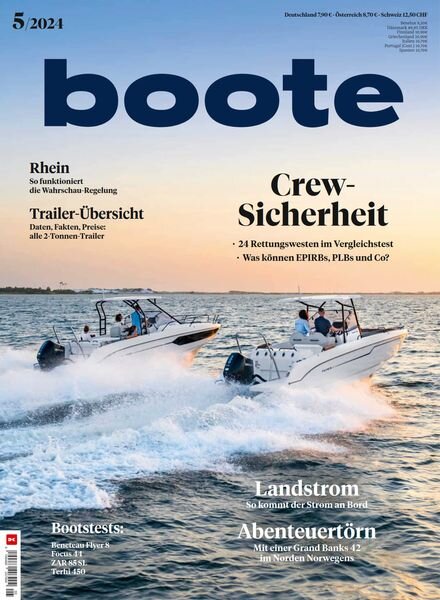 Boote – Mai 2024 Cover