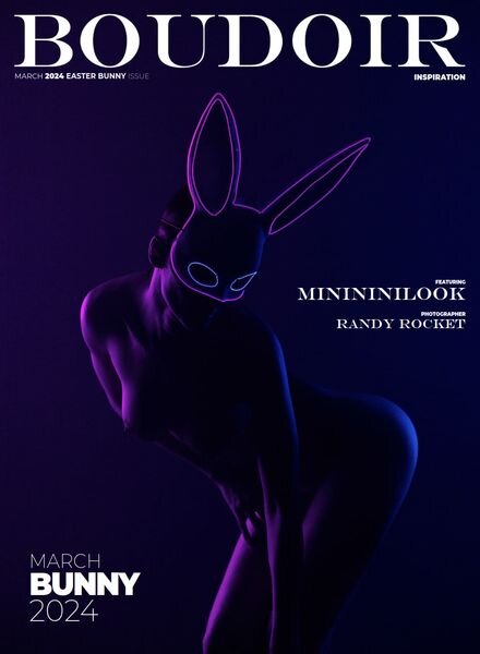 Boudoir Inspiration – Easter Bunny 2024 Issue Cover