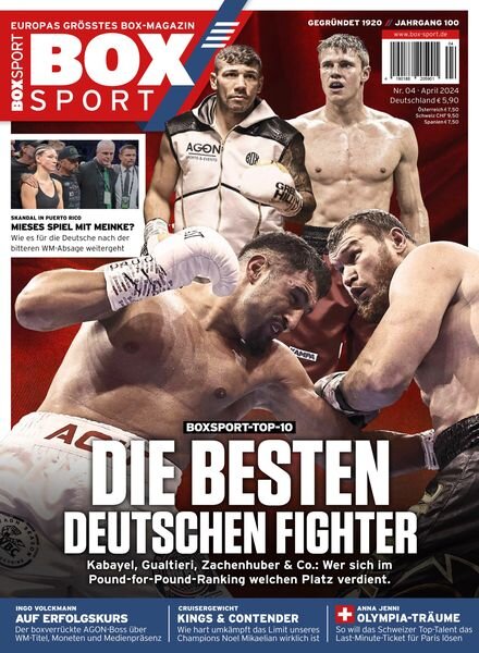 BoxSport – April 2024 Cover