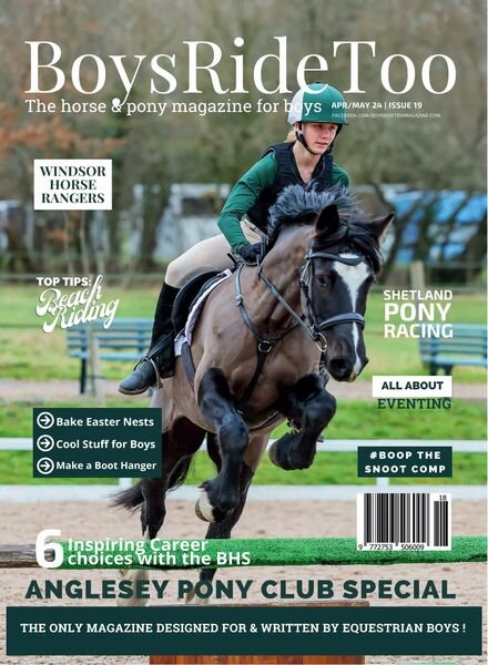 Boys Ride Too – Issue 19 – April-May 2024 Cover