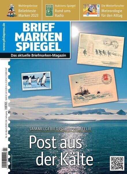 Briefmarken Spiegel – April 2024 Cover