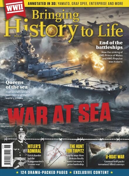 Bringing History to Life – War at Sea – April 2024 Cover