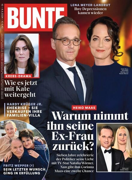 Bunte – 4 April 2024 Cover