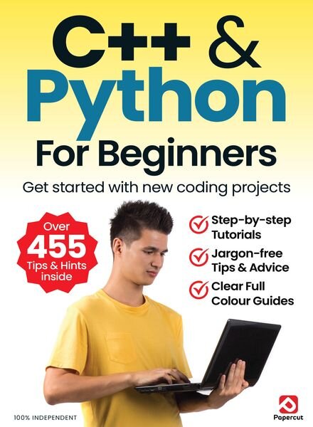 C++ & Python for Beginners – April 2024 Cover