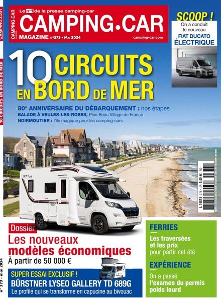 Camping-Car Magazine – Mai 2024 Cover
