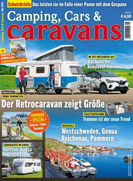 Camping Cars & Caravans – Mai 2024 Cover