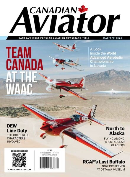 Canadian Aviator – March-April 2024 Cover