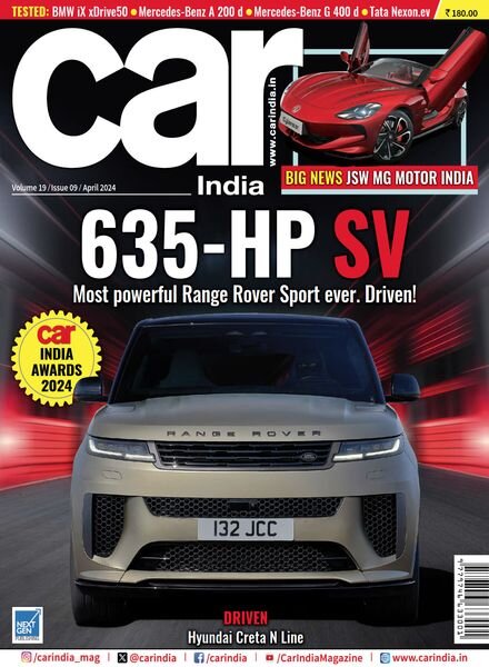 Car India – April 2024 Cover