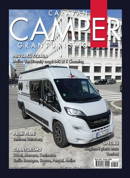 Caravan e Camper Granturismo – Aprile 2024 Cover