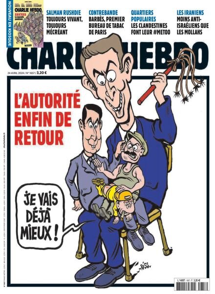 Charlie Hebdo – 24 Avril 2024 Cover