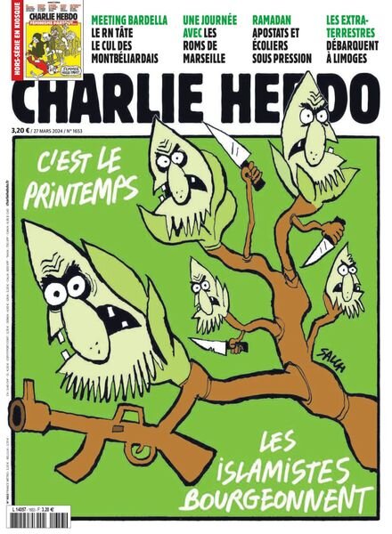 Charlie Hebdo – 27 Mars 2024 Cover