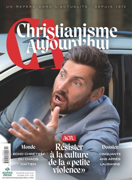 Christianisme Aujourd’hui – Avril 2024 Cover