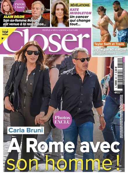 Closer France – 29 Mars 2024 Cover