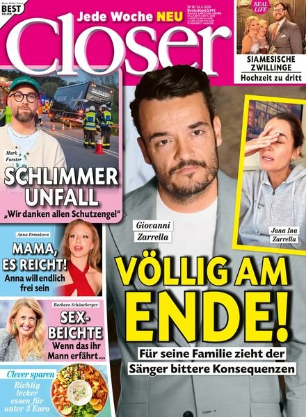 Closer Germany – 24 April 2024 Cover