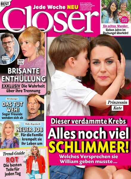 Closer Germany – 3 April 2024 Cover