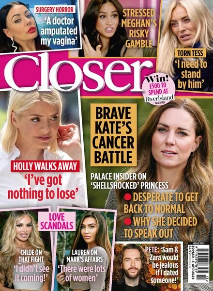 Closer UK – Issue 1101 – 30 March 2024 Cover