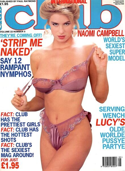 Club International – Volume 22 Number 5 1993 Cover