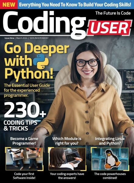 Coding User – Issue 9 – March 2024 Cover