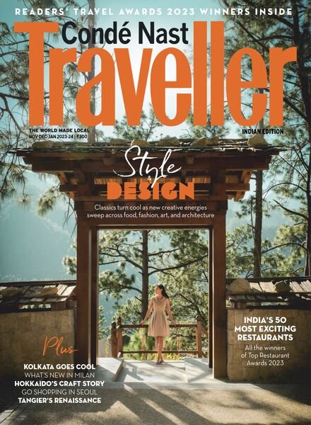 Conde Nast Traveller India – November-December 2023-January 2024 Cover