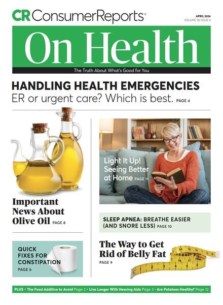 Consumer Reports on Health – April 2024 Cover