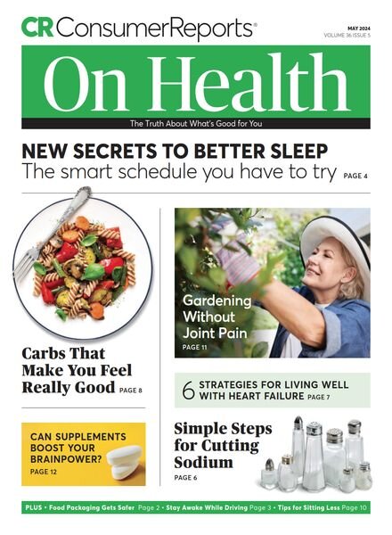 Consumer Reports on Health – May 2024 Cover