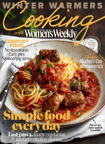 Cooking with The Australian Woman’s Weekly – Issue 104 – 22 April 2024 Cover