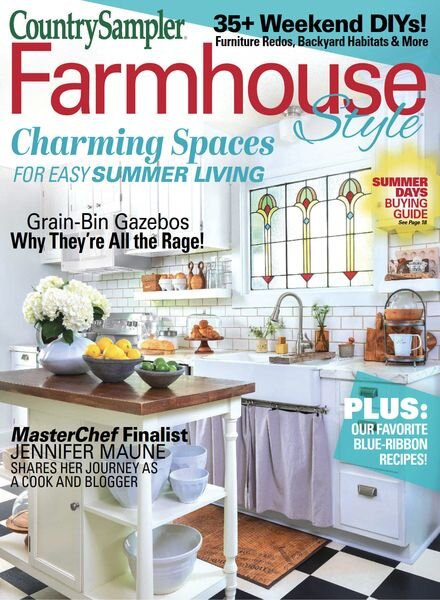 Country Sampler Farmhouse Style – Summer 2024 Cover