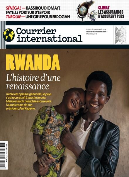 Courrier International – 4 Avril 2024 Cover