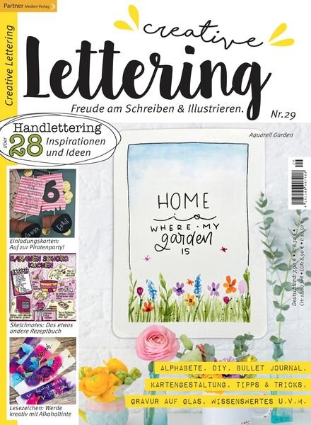 Creative Lettering – April 2024 Cover