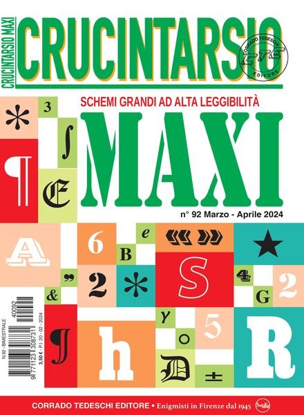 Crucintarsio – 16 Aprile 2024 Cover