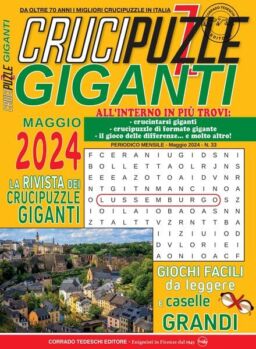 Crucipuzzle Giganti – Maggio 2024