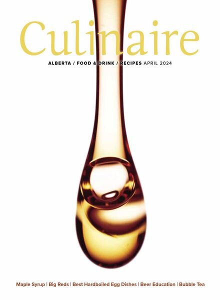 Culinaire Magazine – April 2024 Cover