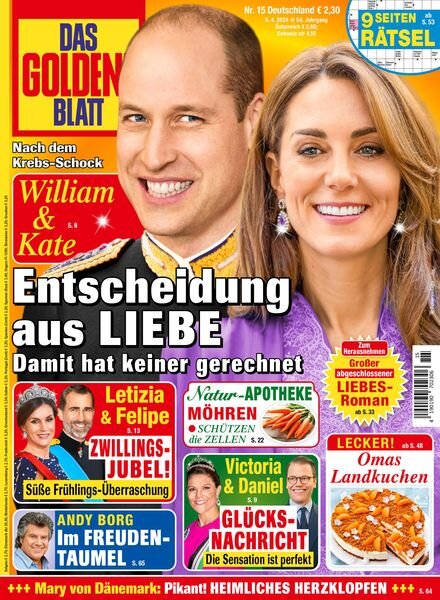 Das Goldene Blatt – 6 April 2024 Cover