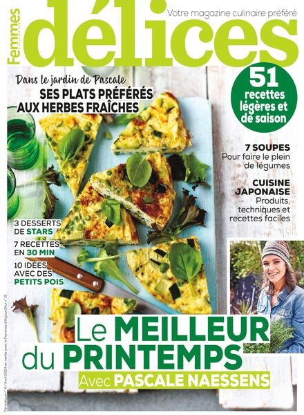 Delices de Femmes d’Aujourd’hui – Avril 2024 Cover