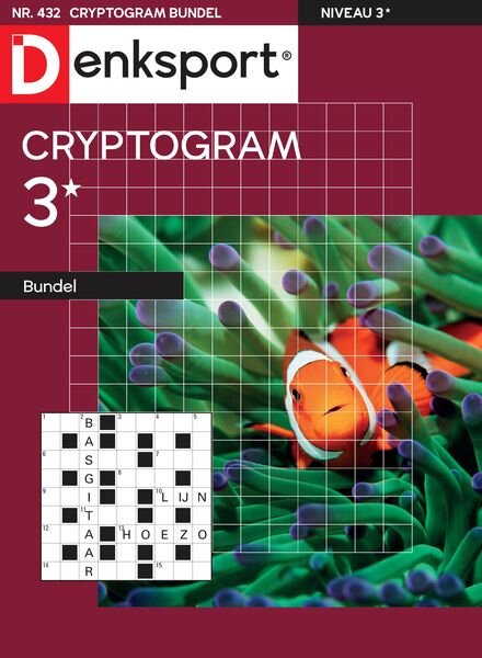 Denksport Cryptogrammen 3 bundel – 28 Maart 2024 Cover
