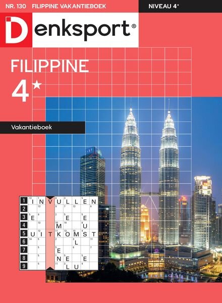 Denksport Filippine 4 Vakantieboek – 4 April 2024 Cover
