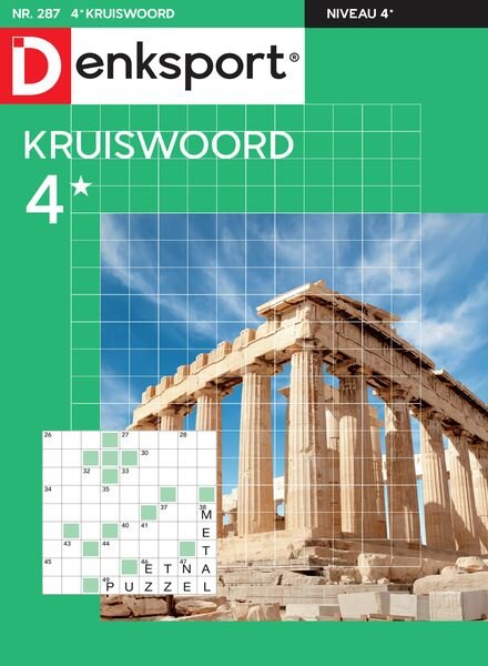 Denksport Kruiswoord 4 – 4 April 2024 Cover