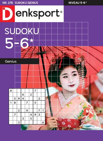 Denksport Sudoku 5-6 genius – 18 April 2024 Cover