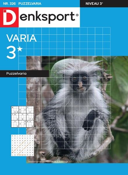Denksport Varia 3 Puzzelvaria – 11 April 2024 Cover